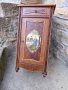 Стар Антикварен Ръчно Рисуван Дървен Шкаф Шкавче., снимка 9