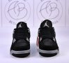 Nike Jordan Retro 4 PSG, Pure Money, Black Canvas Мъжки Дамски Маратонки, снимка 3