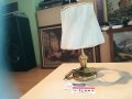 нощна лампа-мед/месинг-внос швеция 35х22см, снимка 8