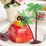 Изкуствена декоративна палма палми пластмасов топер украса за торта парти и др., снимка 5