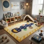 Детски килим 120x160 см, 12 дизайна, водоустойчив, неплъзгащ се, снимка 5