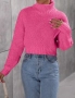 🌸 Дамски Ежедневен Пуловер с Висока Яка – STBoutique, снимка 3