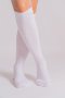 3/4 Модел класически чорапи в  бял и червен цвят, снимка 1 - Дамски чорапи - 42887904