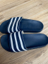 Оригинални тъмно сини класически чехли Adidas ! 42 н, снимка 8