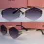 Miu 2024 дамски слънчеви очила осмоъгълник ромб 4 цвята, снимка 4