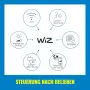 WiZ LED RGBW Димируем екстериорен аплик външна лампа за фасада LED, снимка 7