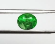 Изключителен ярко зелен цаворит гранат 1.95 карата! Нов!, снимка 1