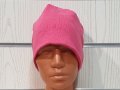 Нова зимна шапка в розов цвят, снимка 6