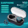Y50 Bluetooth слушалка Спорт на открито Безжични слушалки 5.0 с контейнер за зареждане Power Display, снимка 4
