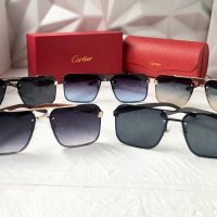 Cartier висок клас мъжки слънчеви очила с дървени дръжки, снимка 13 - Слънчеви и диоптрични очила - 42830684