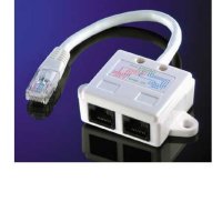 Адаптер-Splitter за LAN кабел SS300558, снимка 1 - Други - 38798772