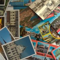 70 броя международни чужди пощенски картички някой от тях са пътували с марки и надписани , снимка 5 - Филателия - 40032924
