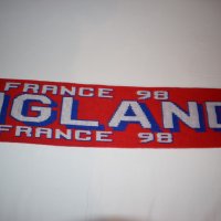 France 1998 - Световна купа - England - Уникален 100% ориг. шал / World Cup 1998 / Световно , снимка 9 - Футбол - 31182391