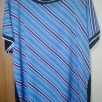 Цветна блуза от полиестер и трико🌹🍀XL🌹🍀арт.822, снимка 1 - Тениски - 30352292