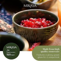 Нов Комплект Mikasa Jardin 4 Купички Зелена Керамика Подарък, снимка 7 - Други стоки за дома - 42745743