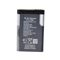 Акумулаторна батерия BL-5C, презареждаема, 3,7VDC, 1020mAh, 3,8Wh, Li-ion, снимка 1 - Друга електроника - 42337979