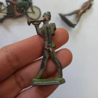 Колекция много стари немски оловни войници, снимка 6 - Антикварни и старинни предмети - 44778663