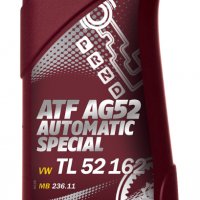 Трансмисионно масло MANNOL-ATF AG52 -хидравлика и автоматична скоростна кутия/жълто/ - 1л./211028, снимка 1 - Части - 31685836