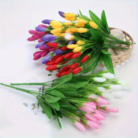 Букет красива изкуствена магнолия в различни цветове, снимка 2 - Изкуствени цветя - 44673497