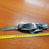 Стар комбиниран сгъваем нож JAPAN , снимка 5 - Колекции - 34945076
