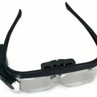 Бижутерски , нумизматични очила със сменяеми се лещи и 2 LED светлини, снимка 5 - Нумизматика и бонистика - 39809819