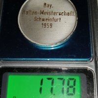 Немски медали по плуване 1959 г, снимка 7 - Антикварни и старинни предмети - 36962809
