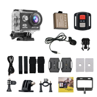 Екшън камера C16 – 4K/30fps с външен микрофон WIFI и дистанционно /SPK063/, снимка 9 - Камери - 44513261