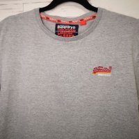 Superdry мъжка маркова тениска, М , сива, снимка 3 - Тениски - 36887460