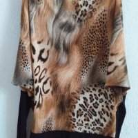 Блуза с животински принт, снимка 3 - Блузи с дълъг ръкав и пуловери - 37749701