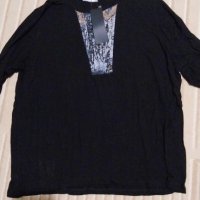 Дамска блуза- 44 и 48 размери, снимка 6 - Блузи с дълъг ръкав и пуловери - 33477170