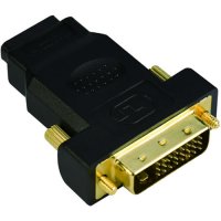 VCom Адаптер Adapter DVI M / HDMI F Gold plated, снимка 2 - Кабели и адаптери - 37367419