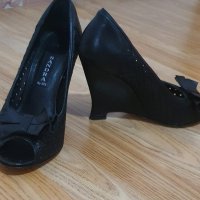 Елегантни обувки с панделка от естествена кожа, снимка 5 - Дамски елегантни обувки - 37751217