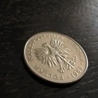 Монета - Полша - 20 злоти | 1989г., снимка 2 - Нумизматика и бонистика - 31779255