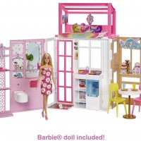  Кукла Barbie - Комплект ваканционна къща с кукла HCD48, снимка 4 - Кукли - 39002935