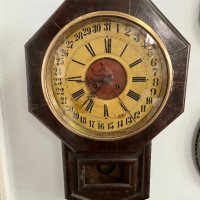 Уникален стенен часовник Юнгхаус №1842, снимка 1 - Антикварни и старинни предмети - 35565337