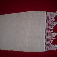 19 в  кърпа памучен  кенар с плетена на една кука дантела , снимка 7 - Антикварни и старинни предмети - 37467663