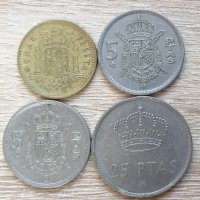 Лот 4 монети ИСПАНИЯ л29, снимка 1 - Нумизматика и бонистика - 33729362