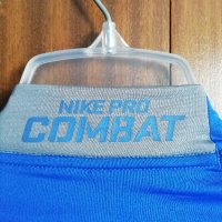Nike Pro Combat Compression Dry-Fit оригинална мъжка тениска фланелка, снимка 3 - Тениски - 38088219