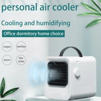 Мини климатик Air Cooler Fan 500ml резервоар за вода, снимка 1 - Климатици - 37510006