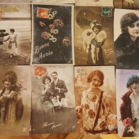 Стари френски пощенски картички 1900 - 1930 г, снимка 6 - Колекции - 39353217