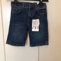 дънкови къси панталони, оригинал на zara, снимка 3 - Детски къси панталони - 40396963