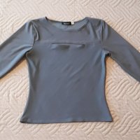 Къса блузка със 7/8 ръкави, снимка 2 - Блузи с дълъг ръкав и пуловери - 30621260