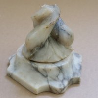 Стари Уникални ръчно резбовани в мрамор делфини, снимка 11 - Антикварни и старинни предмети - 40285966