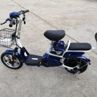Електрически Скутер-Велосипед EBZ16 500W - BLUE (с преносима батерия), снимка 5 - Мотоциклети и мототехника - 34459570