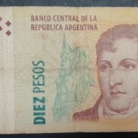 Аржентина 10 песо 1998-2003 б5, снимка 1 - Нумизматика и бонистика - 38628183