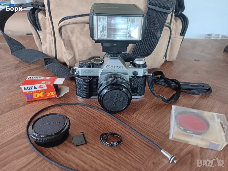 Canon AE-1 фотоапарат,камера, снимка 1