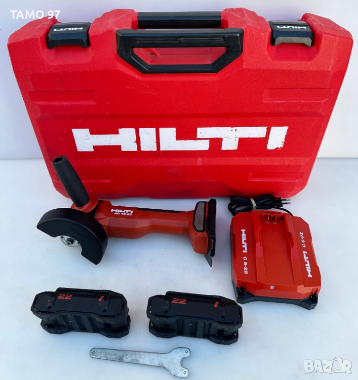 Hilti AG 4S-22 Nuron - Безчетков ъглошлайф с потенциометър неразличим от нов!, снимка 1