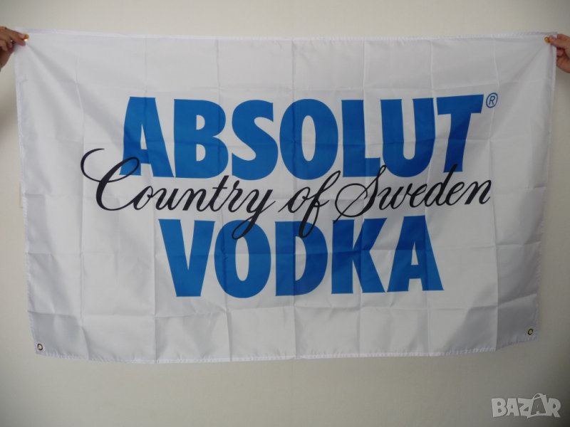 Absolut vodka знаме флаг водка Абсолют реклама Швеция алкохол, снимка 1
