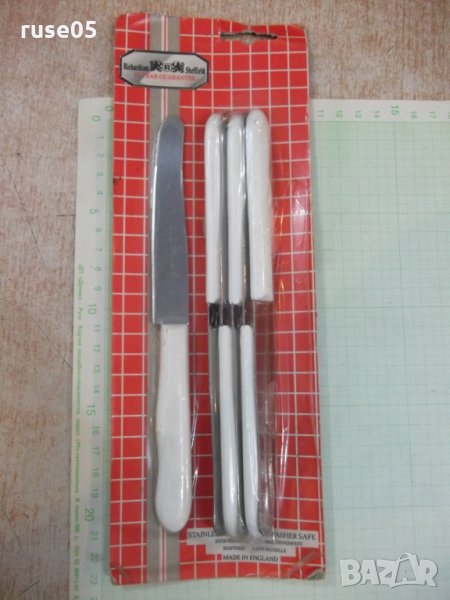 Лот от 6 бр. сервизни ножа английски, снимка 1