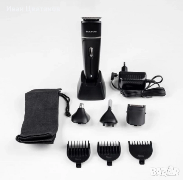 Тример Taurus Hipnos Complet – 7 в 1, 90 мин. автономия, Wet&Dry, батерия и пълен комплект аксесоари, снимка 1